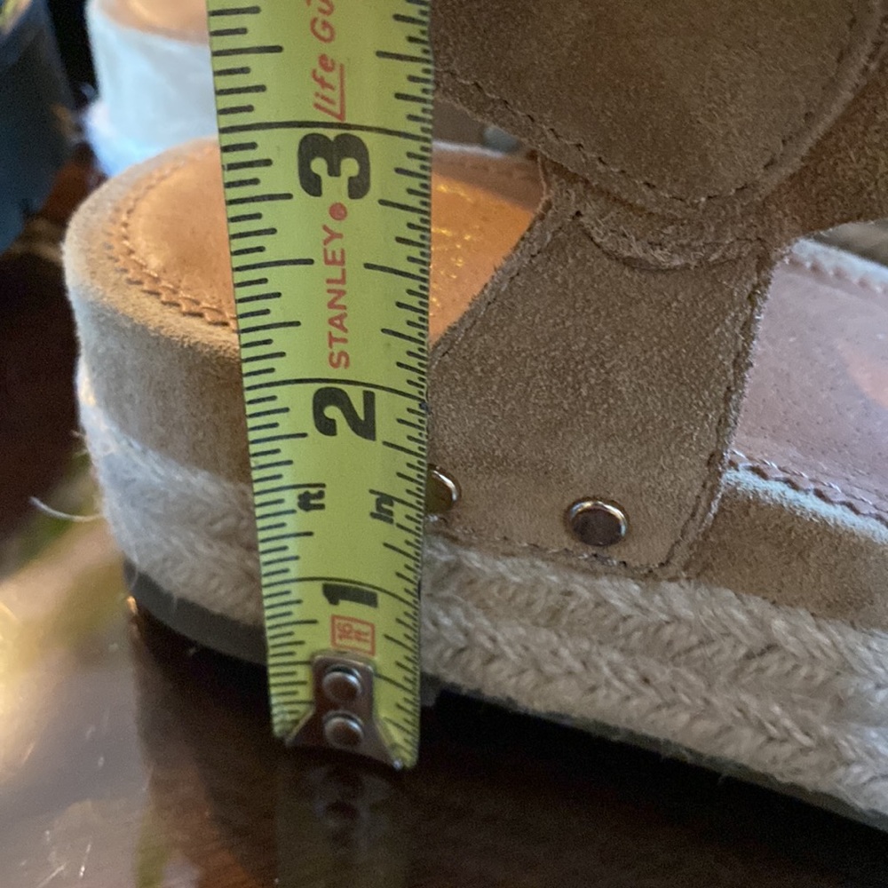 Franco Sarto Leather Espadrilles - Picture 10 of 11